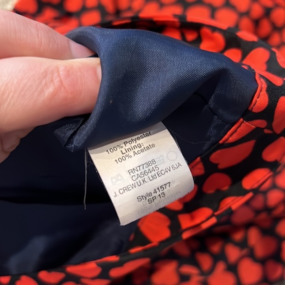 J. Crew hearts skirt - Picture 6 of 6